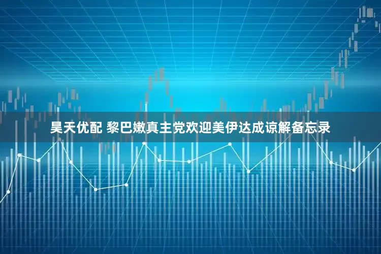昊天优配 黎巴嫩真主党欢迎美伊达成谅解备忘录